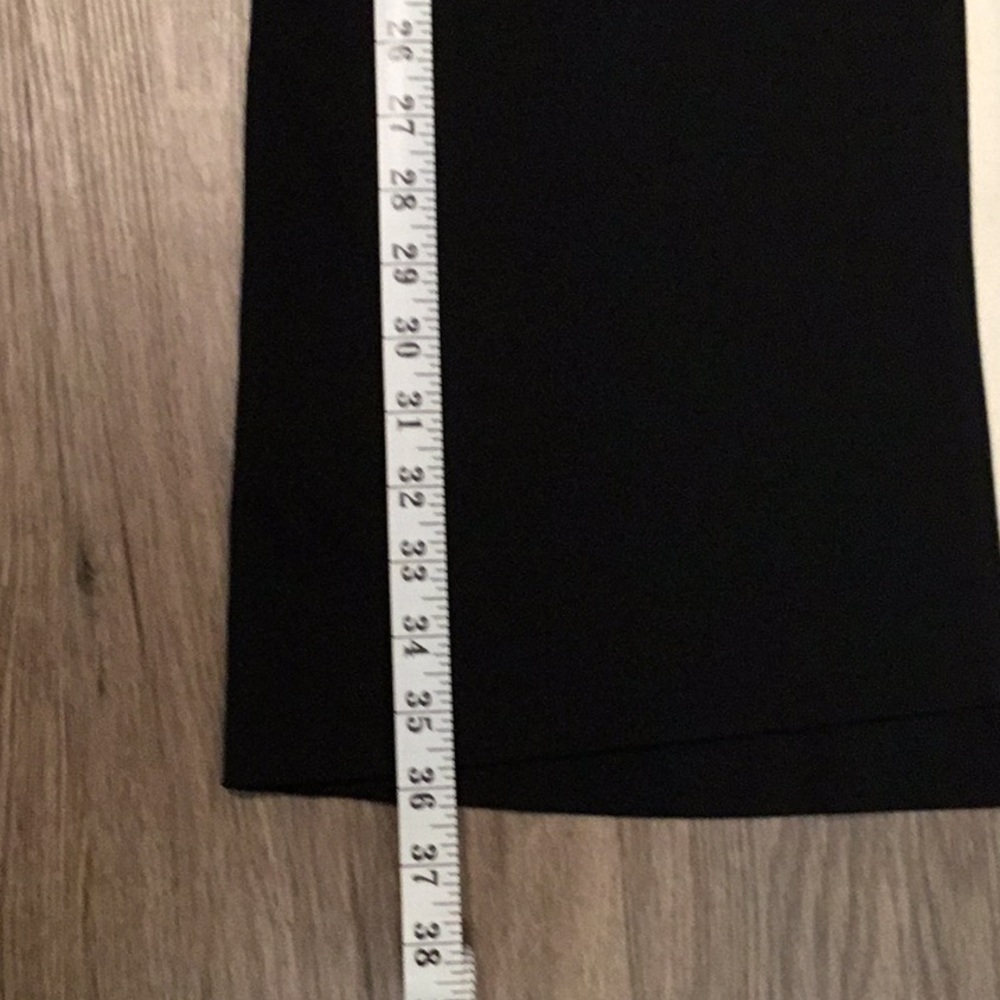 YOANA BARASCHI Black White Stretch Colorblock Sheath Dress Office Cocktail L - Picture 7 of 11